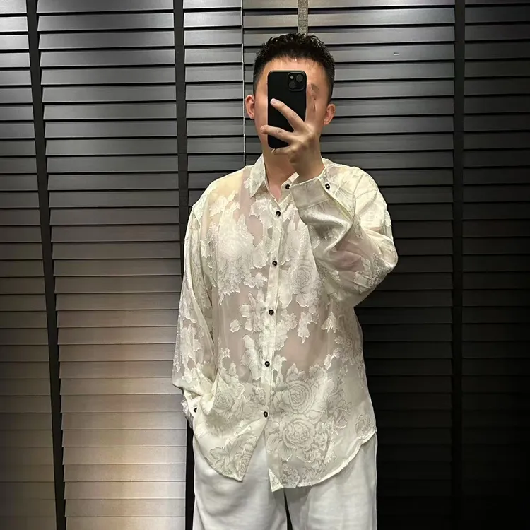 【轻奢】男士夏季薄款防晒衬衣