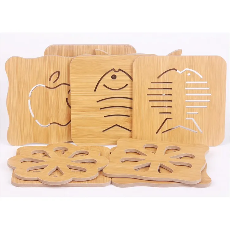 木质餐垫隔热垫创意餐桌垫盘子垫子家用防烫垫锅垫砂锅垫碗垫杯垫