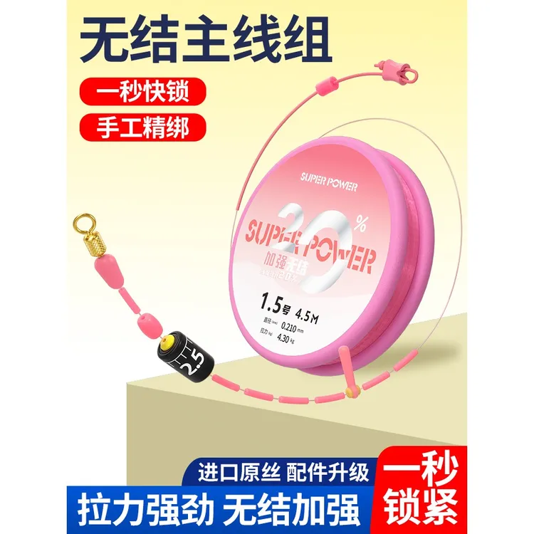 环盛进口线组主线成品主线组套装全套钓鱼正品高端台钓绑好鱼线