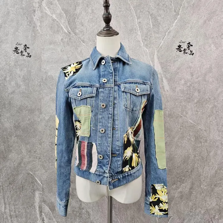 95新 LOEWE/罗意威 海囤K/罗意威短款上衣/34码/da157709女装外套