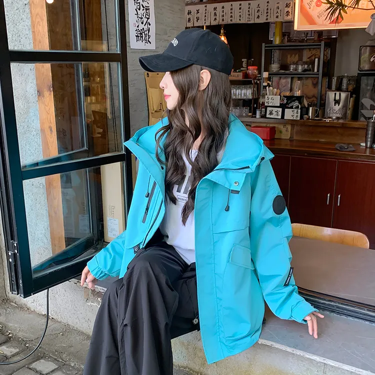 【运费补贴】春秋外套连帽冲锋衣男女同款可拆卸内胆抓绒户外登山服