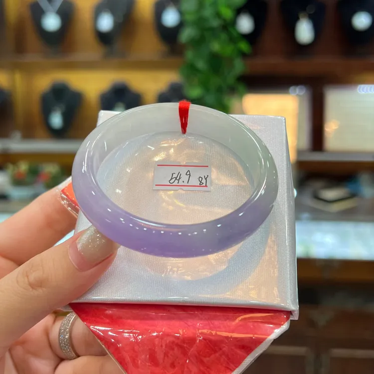 钛钢手镯 50-62圈口水润透亮偭甸手镯女款送妈妈婆婆外婆女友礼物