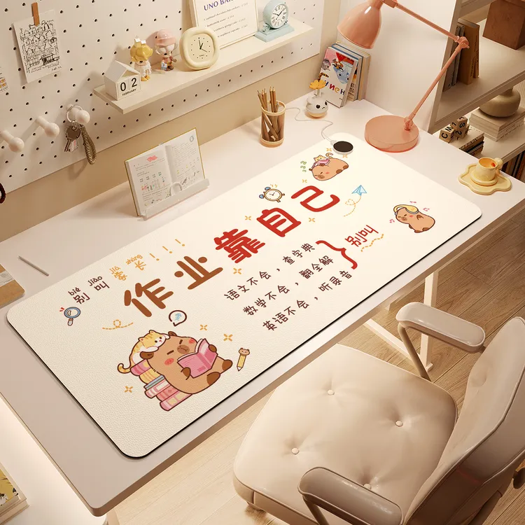 小学生加热桌垫儿童学习作业写字桌暖手超大办公室桌面发热鼠标垫