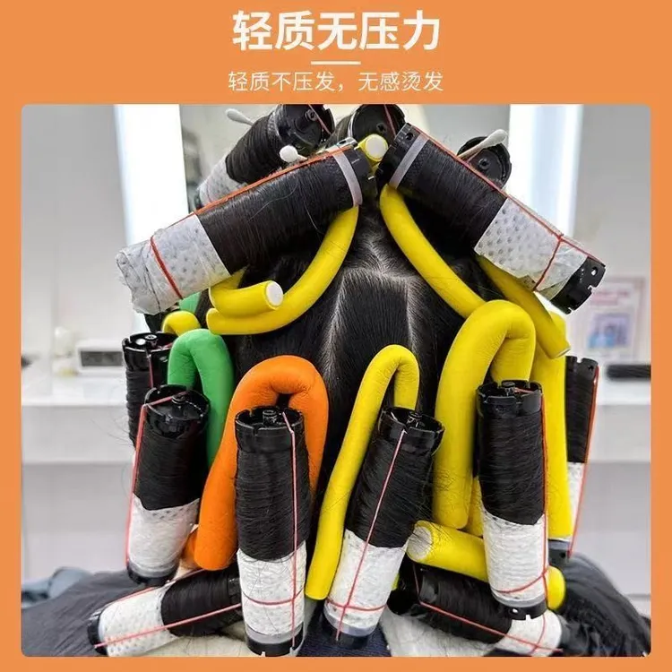 卷发神器懒人睡眠定型卷发棒多功能隔热卷发棒万能杠橡胶卷发棒
