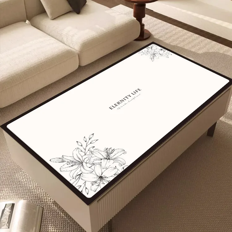 高档茶几餐桌皮革桌垫防油免洗防烫易打理书桌飘窗保护垫桌布客厅