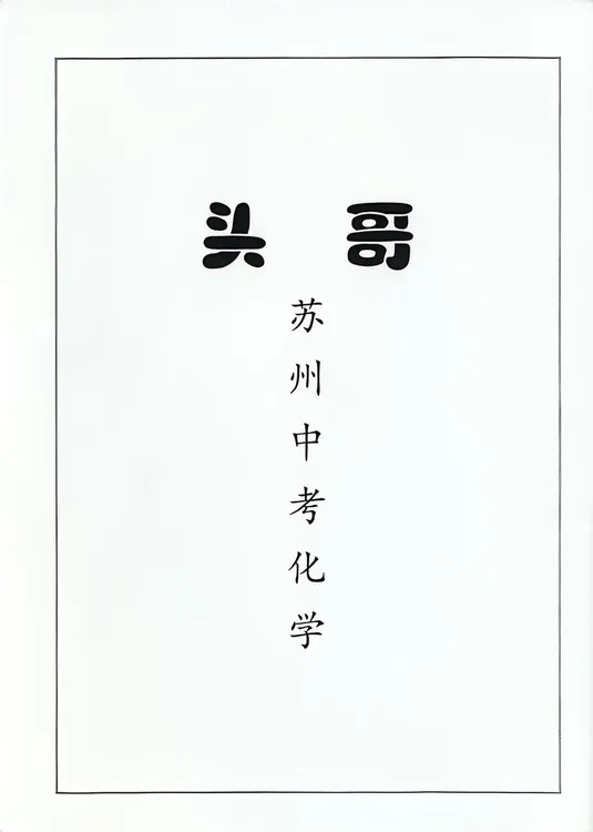 头哥苏州中考化学