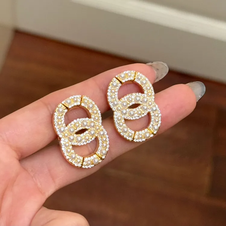 铜合金仿珍珠耳饰 E0431 时尚气质百搭经典耳环