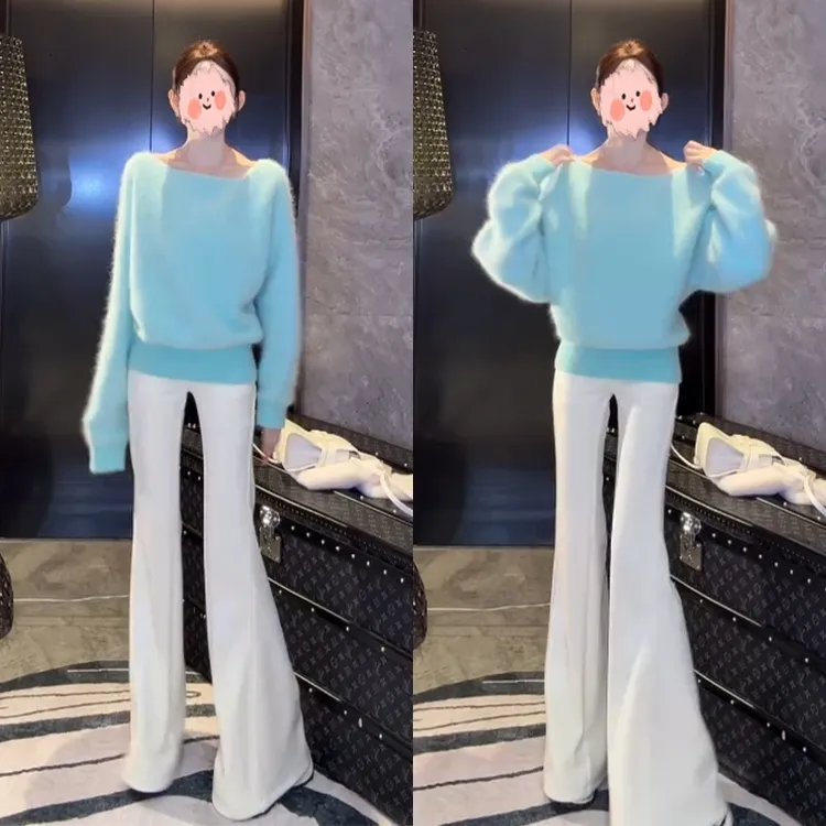 “心动至上”设计感秋冬保暖三种穿法毛衣