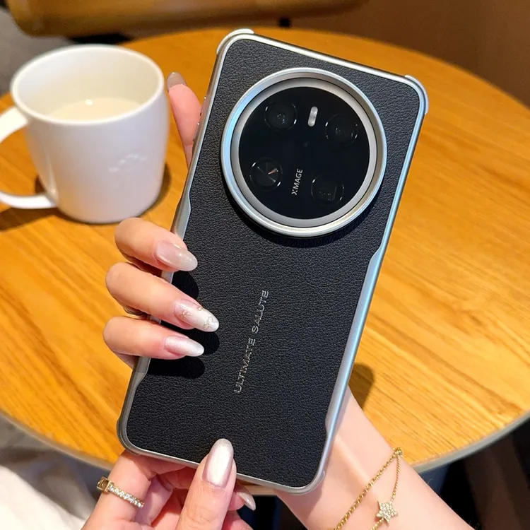 适用华为mate70air手机壳刀锋素皮磁吸超薄mate70Air防摔保护套壳