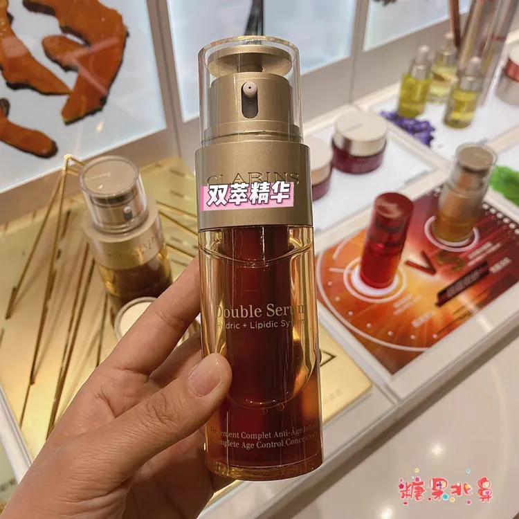 法国娇韵大牌双萃第八代精华100m抗初老熬夜修复紧致肌肤淡化皱纹