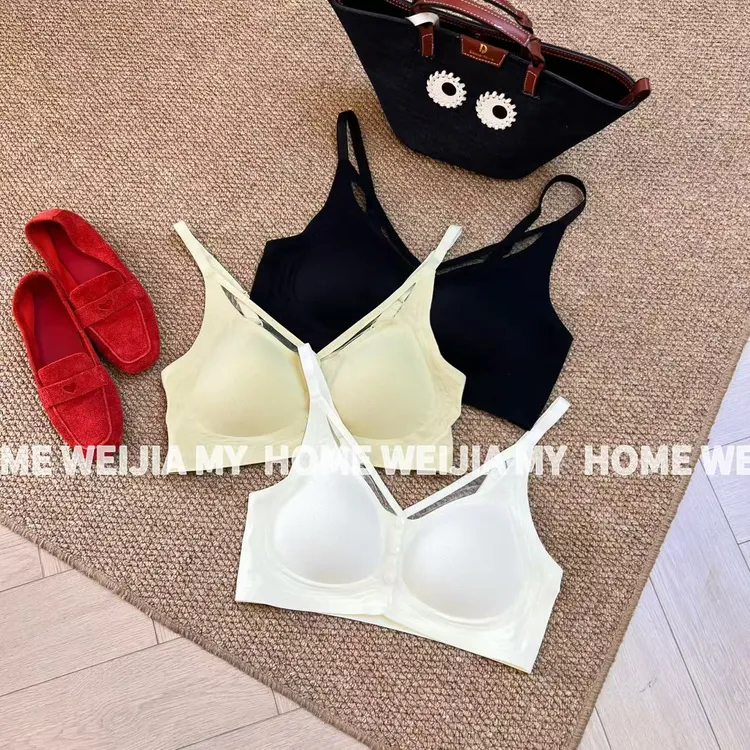 【WJ】英 589 三色前按扣内衣（3-6）