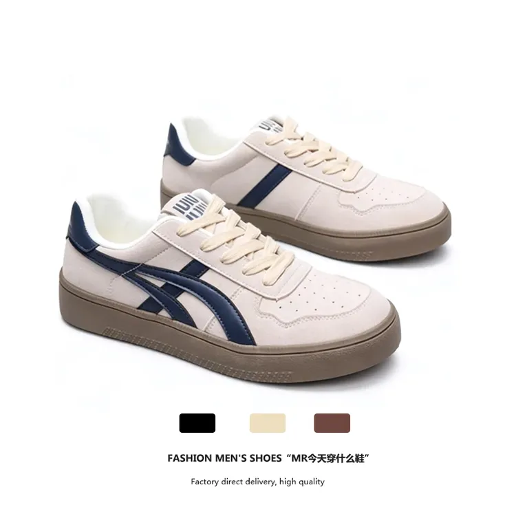 ins男鞋子潮2025秋季新款百搭原创设计韩版帆布鞋休闲低帮板鞋潮