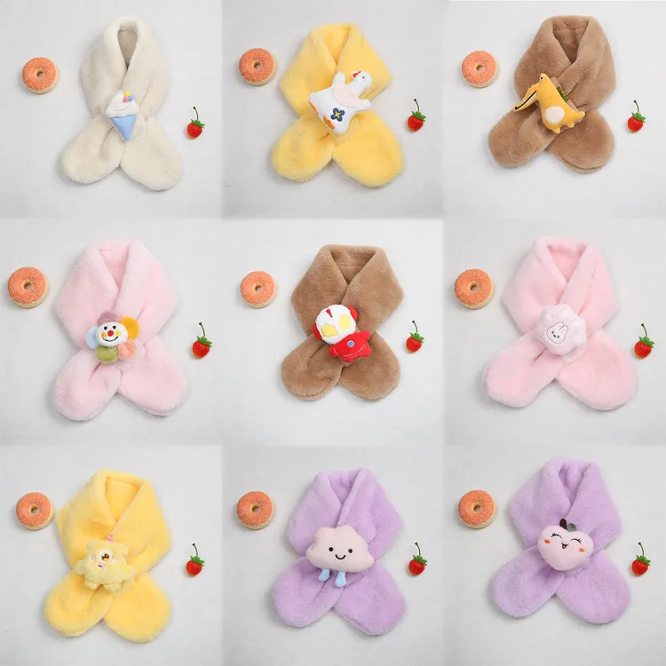 【直播专享】巨暖和！超好看！近百款可选！冬加绒加厚儿童围巾1-10岁