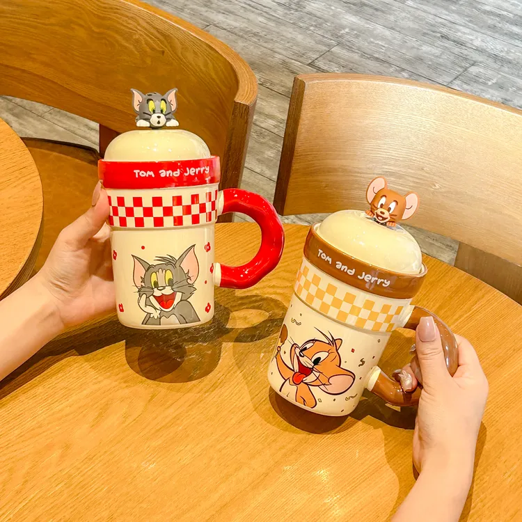 猫和老鼠正版授权杯子陶瓷高颜值陶瓷马克杯女生生日礼物伴手礼品