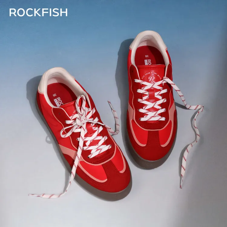 【达人专属】Rockfish英国901缤纷系列薄底德训鞋百搭复古休闲运动