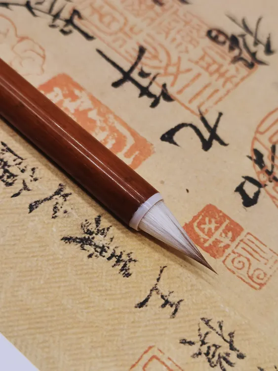 （南风）兼豪短锋毛笔小楷鸡距笔蒜头笔行书楷书隶书书法工具