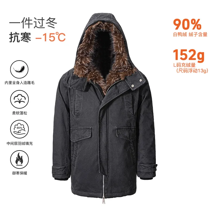 CATSSTAC狼图腾重工派克羽绒雕