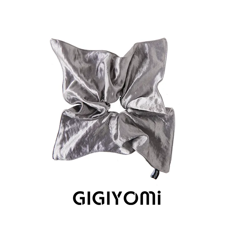 GIGIYOMi韩国原创设计【银河缎光】缎面方形发圈简约高级感头饰
