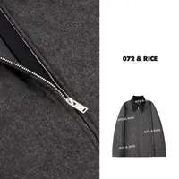 072 & RICE【罗曼外套】秋季休闲翻领拉链长袖外套 A-32QX223