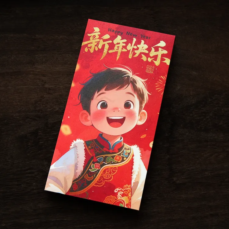 2026马年新款春节创意红包个性珠光利是封广东红包中式新年压岁钱