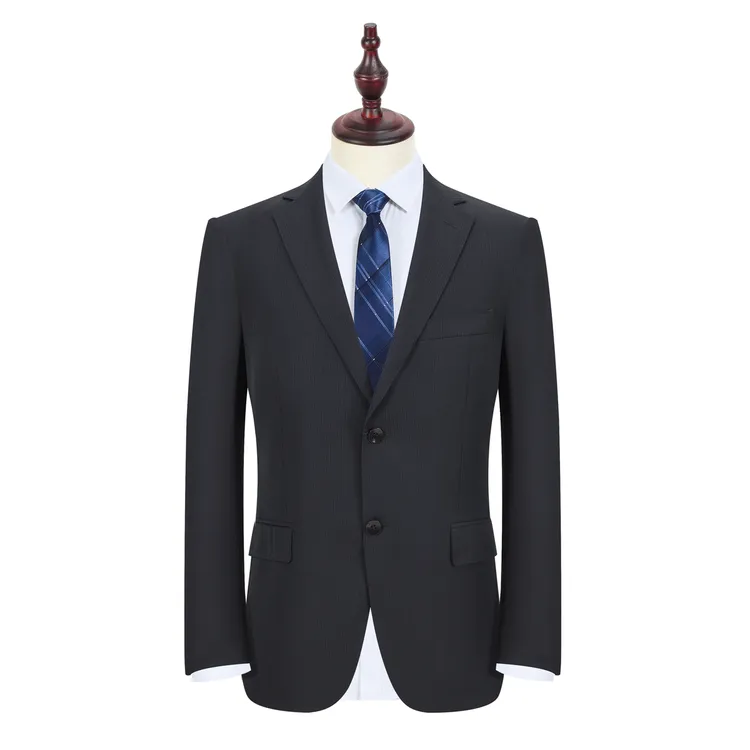 KFMCBA1080 进口面料[1881]150支男士春秋二扣商务上班西服中开叉