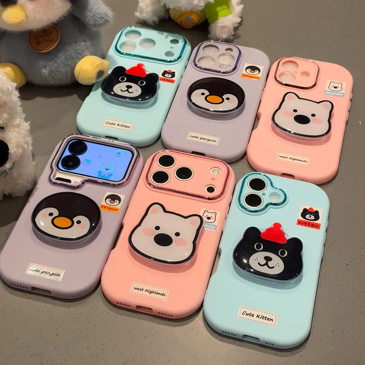 欧克里里西高地企鹅头支架适用苹果17/16手机壳华为vivoppo小米17