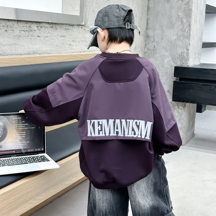 儿童装男童秋装休闲卫衣2025新款春秋款中大童洋气秋季男孩上衣潮