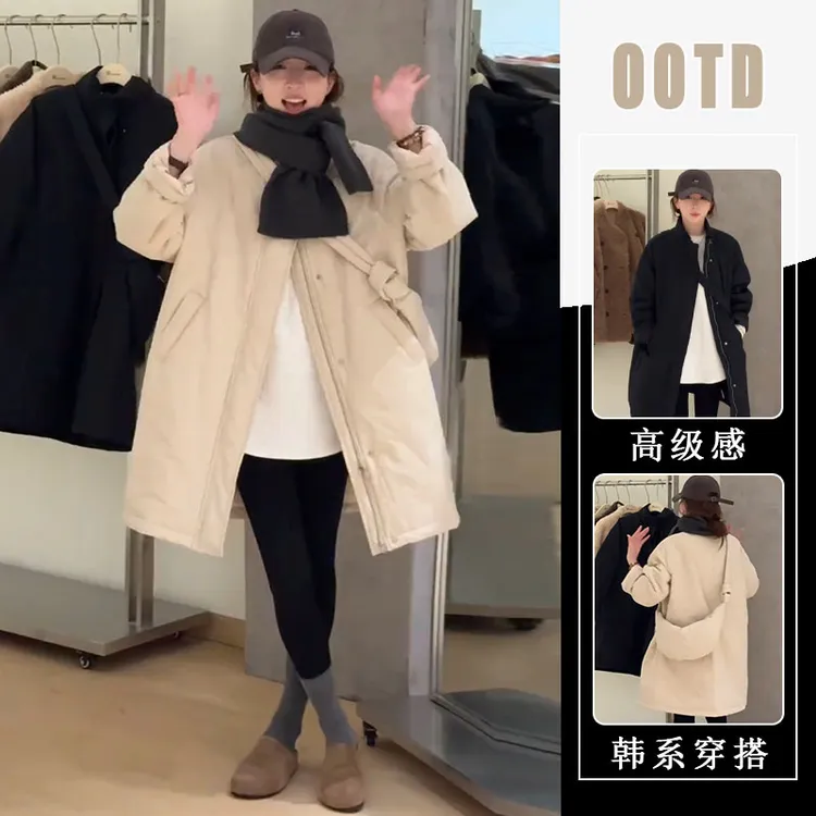 冬季新款2025巨好看休闲减龄派克服保暖棉服时尚舒适加厚外套上衣