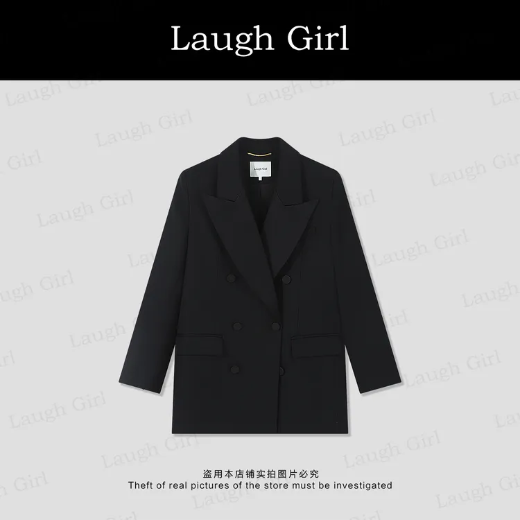 楚楚君 Laugh girl秀场同款【绅士新贵】霸道总裁西装外套WL53257J