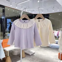 皇室童缘童装秋季女童新款休闲舒适百搭翻领打底衫17730239004/3