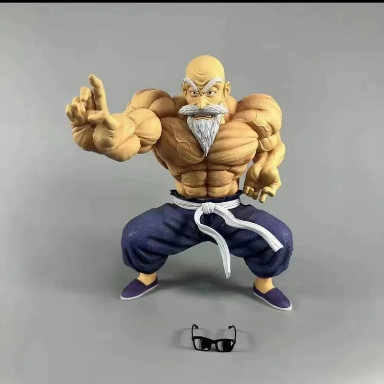 七龙珠 GK 武天老师 肌肉强化龟仙人 站姿 雕像模型 盒装手办