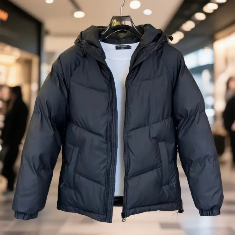 冬季新款防风免洗连帽棉衣j加厚棉服