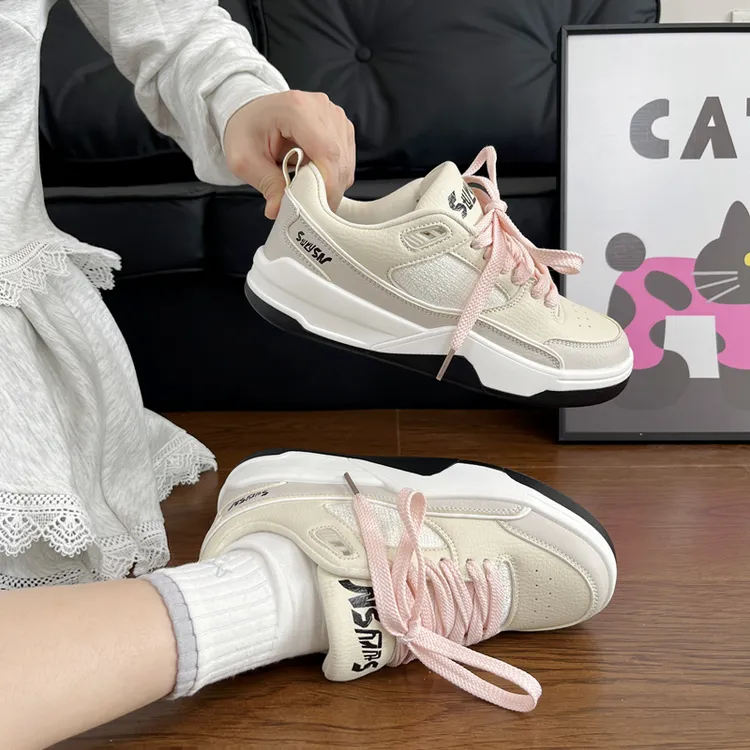 韩国ulzzang厚底运动鞋女ins潮小众百搭休闲老爹鞋子2025秋季新款