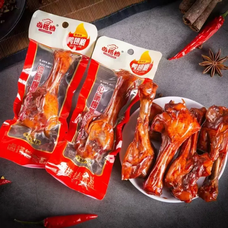 盐焗小腿王鸡腿肉食零食卤味即食夜宵充饥鸭翅根熟食解馋鸭腿整箱