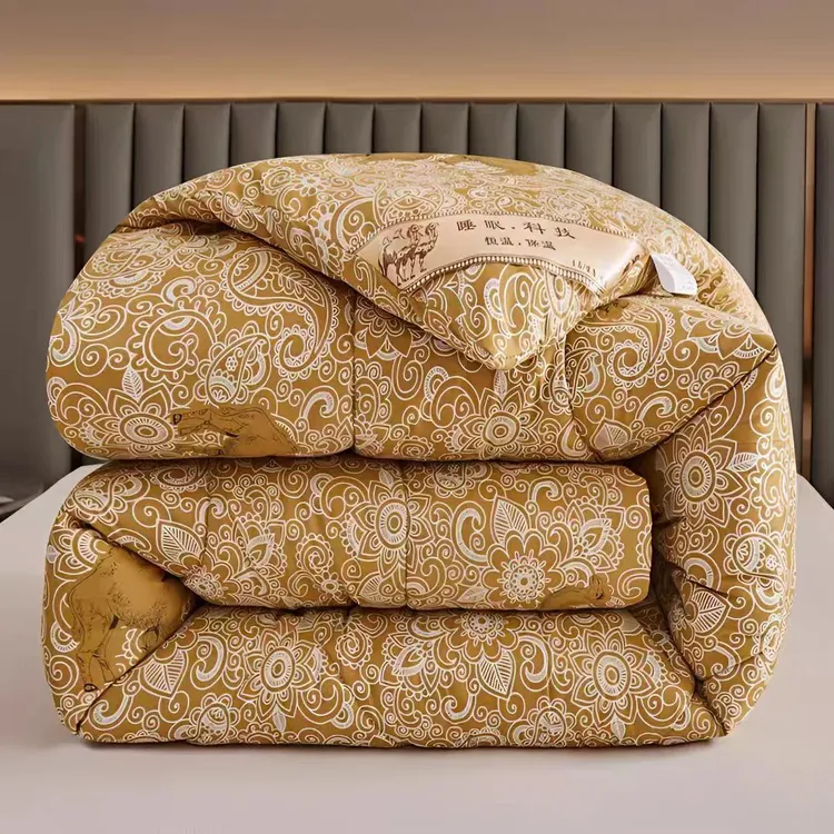 保暖加厚速热驼纤绒被子冬被单双人学生宿舍被芯驼纤毛被正宗棉被