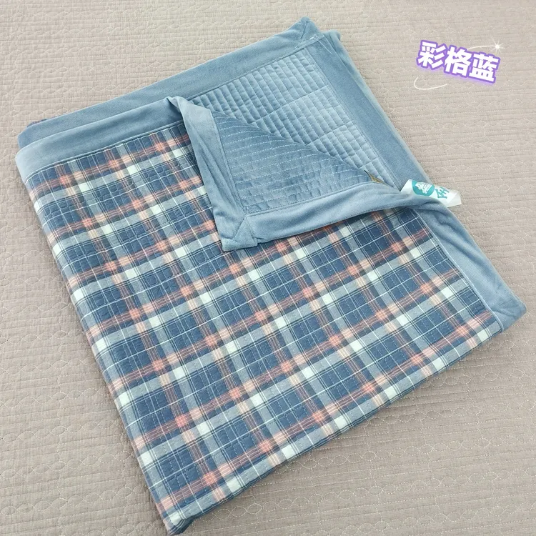 【福运鸟】90色织婴儿绒床盖