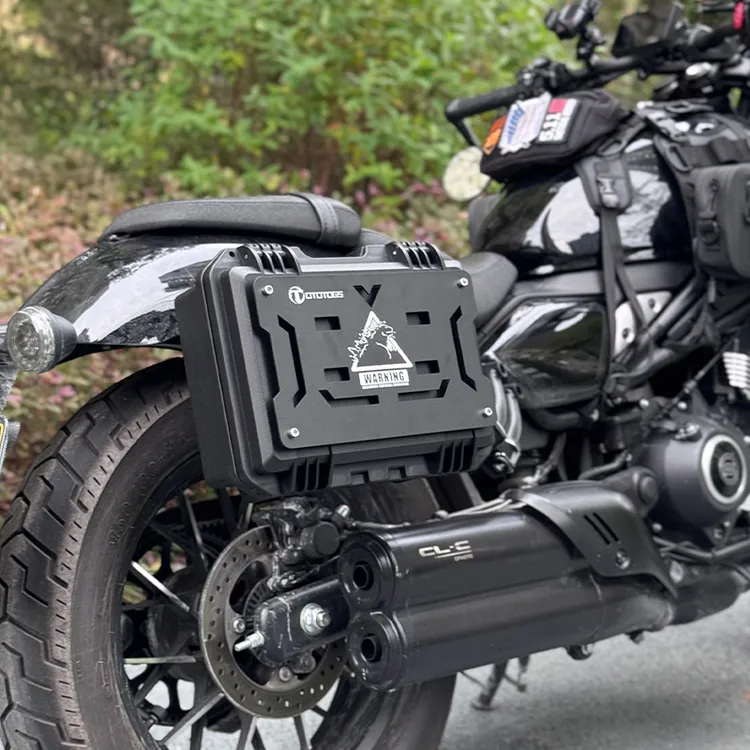 适用于春风450CLC快拆板战术边箱 春风250CLC尾部防水边箱带锁