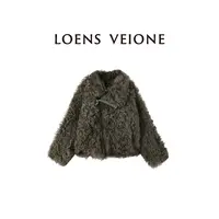 LOENS VEIONE/罗拉 澳洲绵羊毛皮皮草23CVDB0528N