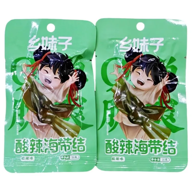 乡妹子酸辣海带结香辣海味零食即食酸辣海带结宿舍办公休闲