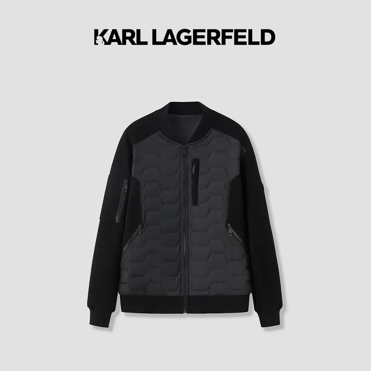 【臻享男装】KARL LAGERFELD卡尔拉格斐鹅羽绒夹克服老佛爷M27Z4010商品图