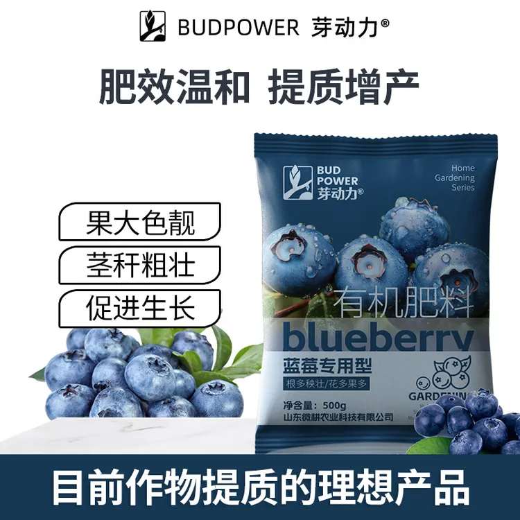 芽动力蓝莓专用型有机肥料花多果多家用盆栽露天种植蓝莓专用肥料