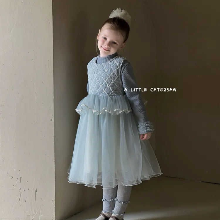 清版 小猫集邮册·25深秋女宝宝仙女裙加厚两件套裙1203