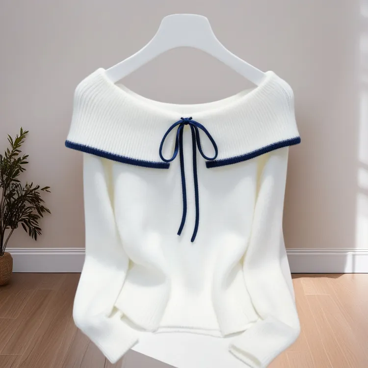 2025秋季新款韩版时髦减龄洋气百搭显瘦气质长袖针织毛衣女爆款