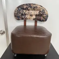 木质靠背凳小凳子家用矮凳皮质踩脚凳板凳P1