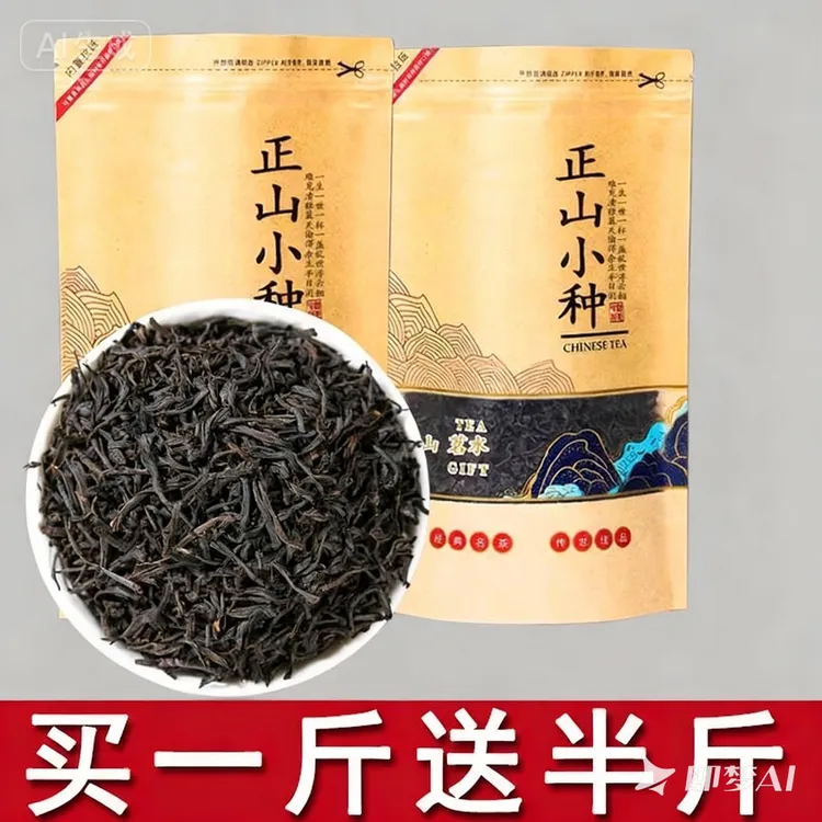 【闽天下茶叶】2025新茶正山小种红茶【浓香型】耐泡口粮茶【支持试喝】