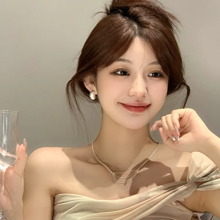 FULL GIRLISH耳环02543简约轻奢少女几何森系耳钉耳饰