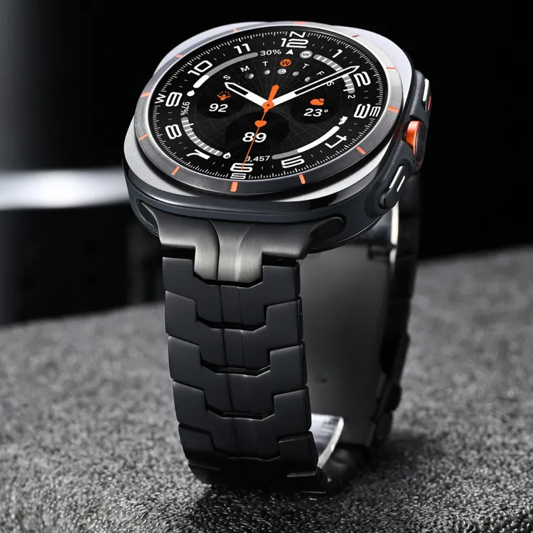 适用三星watch ultra纯钛表带钢铁侠机甲钛合金属个性高级手腕带