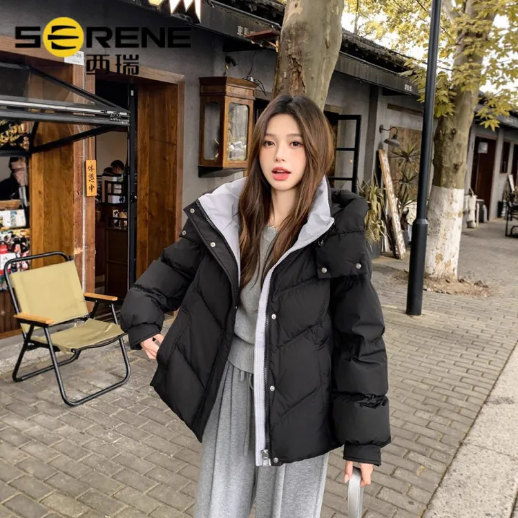 西瑞高端羽绒服女款爆款冬季新款轻奢洋气百搭女装时尚精美外套女