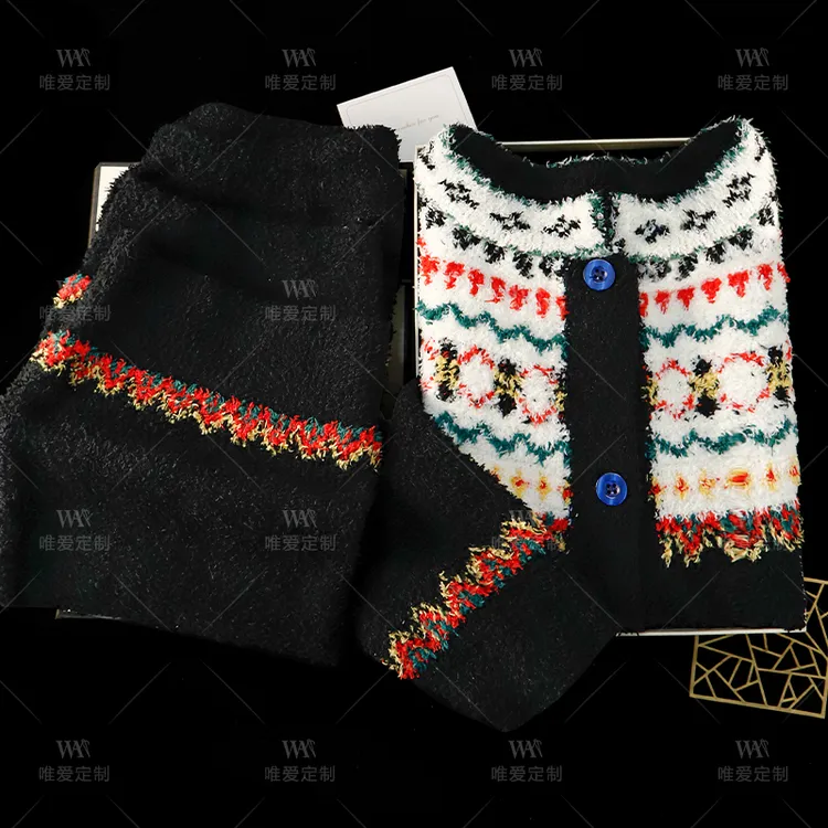 【半边绒】睡衣女秋冬季加厚保暖珊瑚绒复古可外穿生日礼物送闺蜜