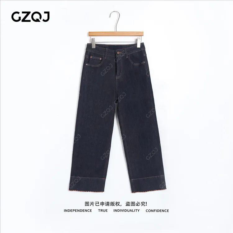 老琴私服【柏林轨迹】慵懒风原牛牛仔裤秋季奶奶裤女新款 76662